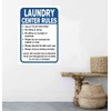 Laundry Rules Signs,Laundry Decor Sign,Laundry Signs,Laundry Center Wall Decor Sign,