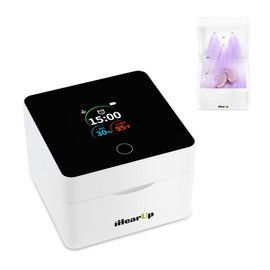 OTC Hearing Aids Dryer & Dehumidifier, Electric Cleaning Accessory, Lithium Battery Powered, Portable & Compact,Type-C Charging Port, Direct Drying Solution (White Cable)