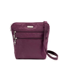 Baggallini Women's Essential Crossbody Bag, Mulberry