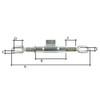 Tractor Tug Turnbuckle for Lower Link M22 x 2.5 x
