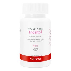 Vizana Nutrition Inositol Myo & D-chiro 90 Caps-500 Mg