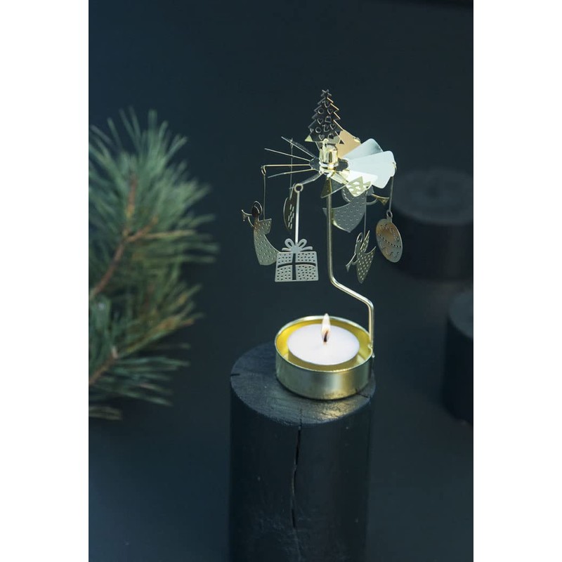 Tea Light Holder - Rotating Light - Rotating Tea Light