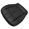 SecosAutoparts Front Driver Side Bottom Perforated Leather Replacement Seat Cover