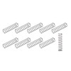 METALLIXITY Compression Spring Extension Spring 0.8x8mm OD 30mm Free Height