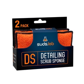 Suds Lab DS - Juego de 3 almohadillas para orejas de microfibra para limpieza y detalles del interior del coche, juego de 2, seguras para piel, vinilo, plástico, etc.