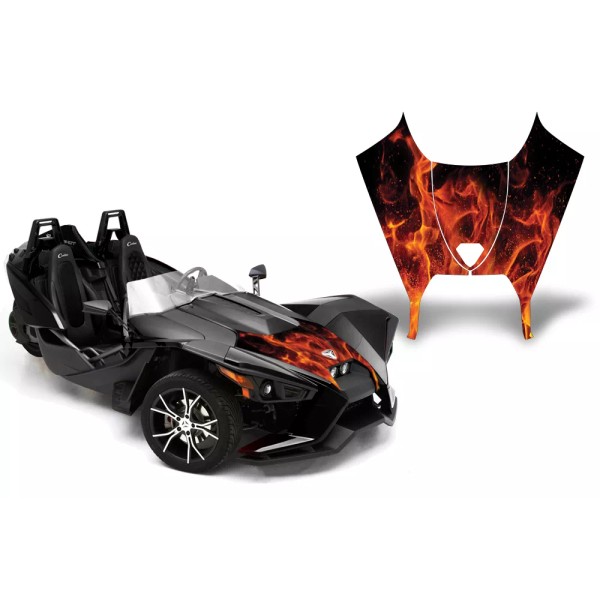 WD Roadster Hood Graphics Kit Decal For Polaris Slingshot SL
