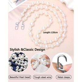 Turkalla Phone Crossbody Chain Cell Phone Lanyard,Universal Leather+Metal Shouder Strap with Phone Tether Patches (D)