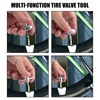 3pcs Tire Valve Stem Tool, Double Head Valve Core Removal