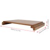Ornament Base Pine Wood Exquisite Carving Holder Support Craft Desktop