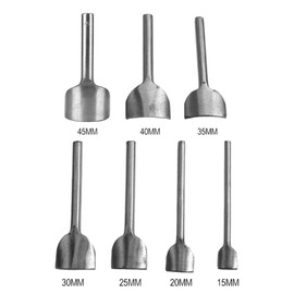 Leather Punch Half Round Steel Leather End Punch DIY Handmade Leather Corner Cutter Hole Tools 15-45mm