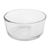 Pyrex 7200 2 Cup Glass Bowls & 7200-PC White Food