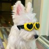 Dog Heart Shaped Goggles Wind-Resistant – Stylish Cute UV Protection