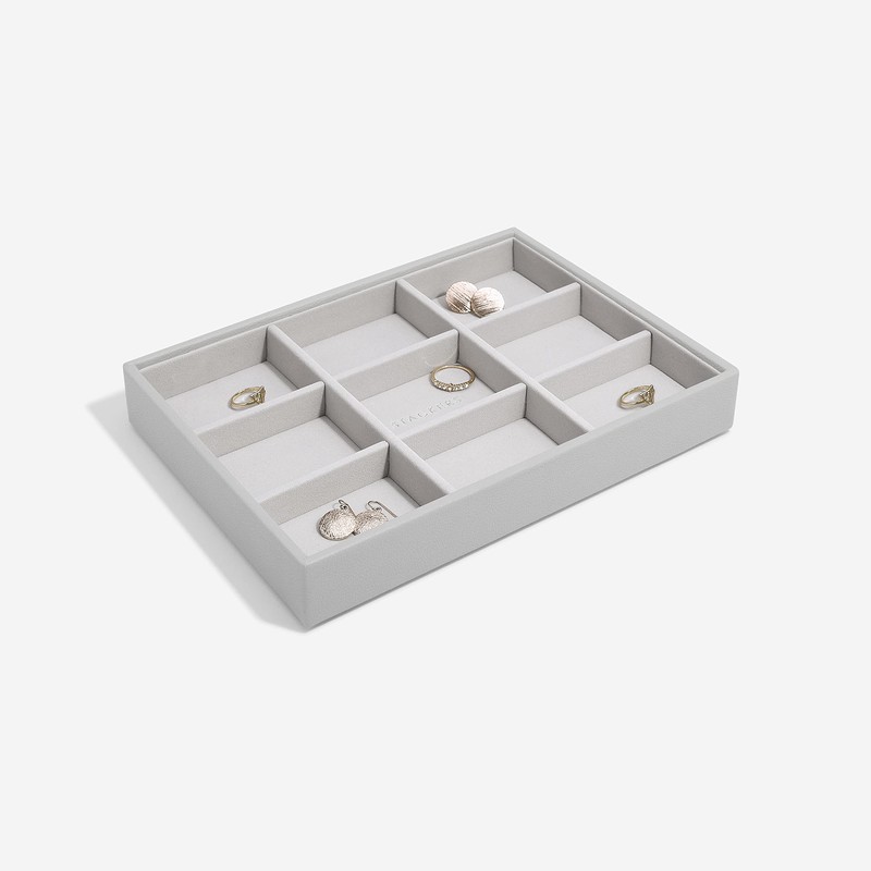 Stackers Pebble Grey Classic Statement Earring Jewellery Layer