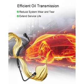 Oil Inlet Tube Pipe Assy Fit for Hyundai Genesis Coupe 2.0L 2010 2011 2012 (2-Door) Replace 28240-2C400 282402C400 28240 2C400, Turbo Oil Feed Pipe Stainless Steel