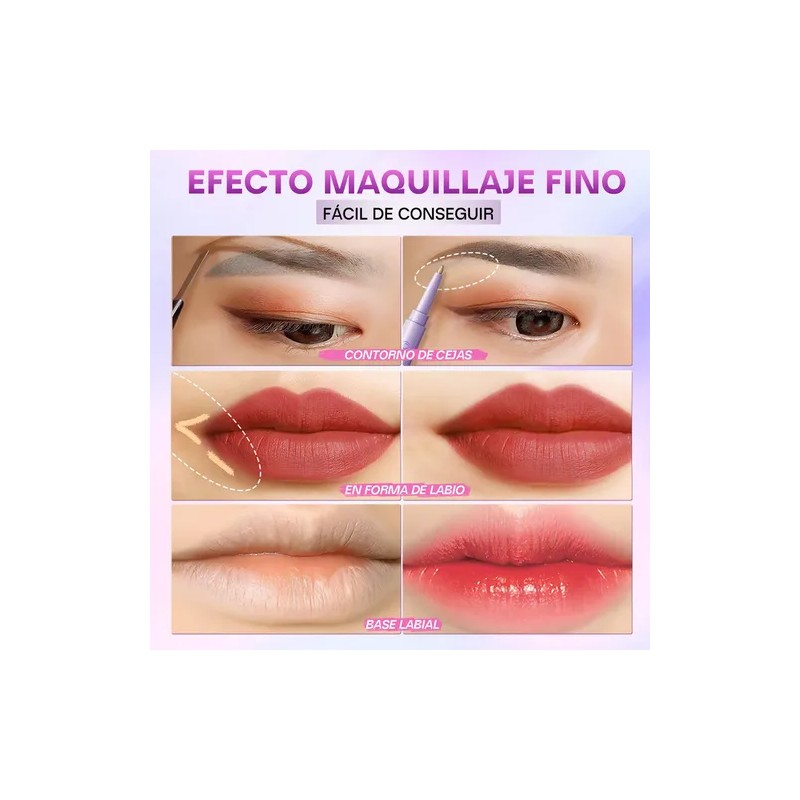 Minimeli Corrector En Lápiz 2 En 1 Alta Cobertura Waterproof