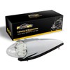 Partsam 5pc Super Bright Amber Yellow 17 LED Clear Lens
