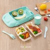 Kids garden Car Plate 8Pcs/Set Bamboo Children Dinnerware Sets -