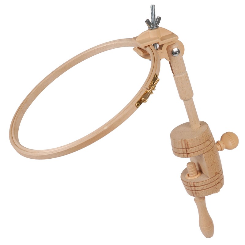 Elbesee Versatile Table clamp Frame, Wood, Brown, 36 x 13
