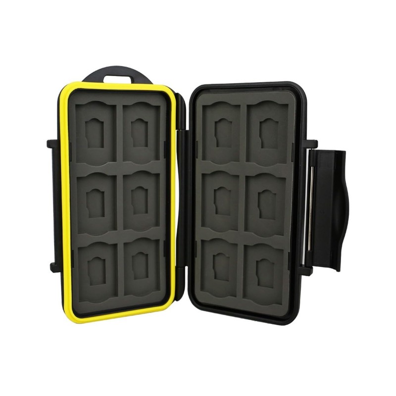 JJC Memory Card Protection Box for 12 Micro SD +