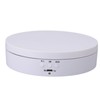 Motorized Rotating Display Stand White USB Charging Round 3 Speeds