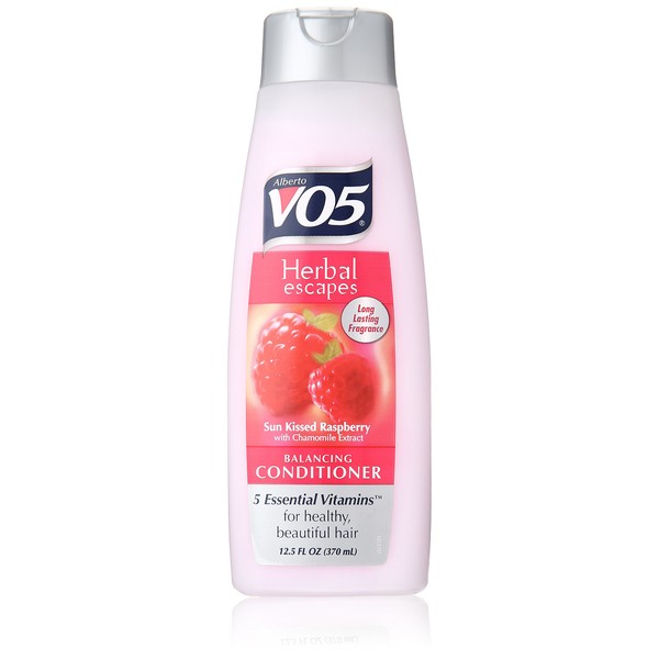 Alberto VO5 Herbal Escapes Sun Kissed Raspberry Balancing Conditioner for Unisex, 12.5 Ounce