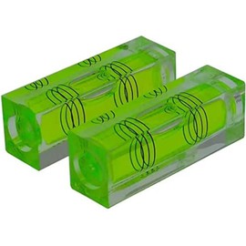 Mini Magnetometer High Precision Small Horizontal Three Line Horizontal Pearl Levels 2 Pieces (No Magnet)