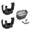 FINGER TEN Golf Ball Retriever Pick Up Tool Saver Claw Grabber Value 3 Pcs, Golf Ball Training Aids Picker Plastic Foldable Portable Durabele Golf Accessories Color Black (Black)