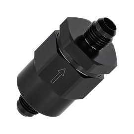 EVIL ENERGY 6AN Male Non Return One Way Check Valve Fitting Aluminum Black