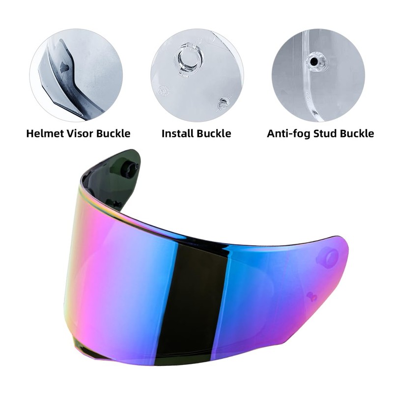 VCOROS Helmet Shield For Assault/Rapid/Stream Full Face Shield Compatible with