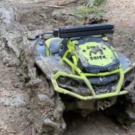 Lucky 7 Can-Am "Side Chick" Outlander MAX XMR 450 570 650 850 1000 Radiator Cover