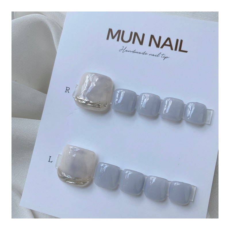 MunNail Silver Line Pedi Tip - No. 1 / MunNail
