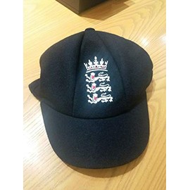 R Navy Blue England 3 lion wool test cricket Baggy cap Hat with embroided logo Adult/Men ONE Size