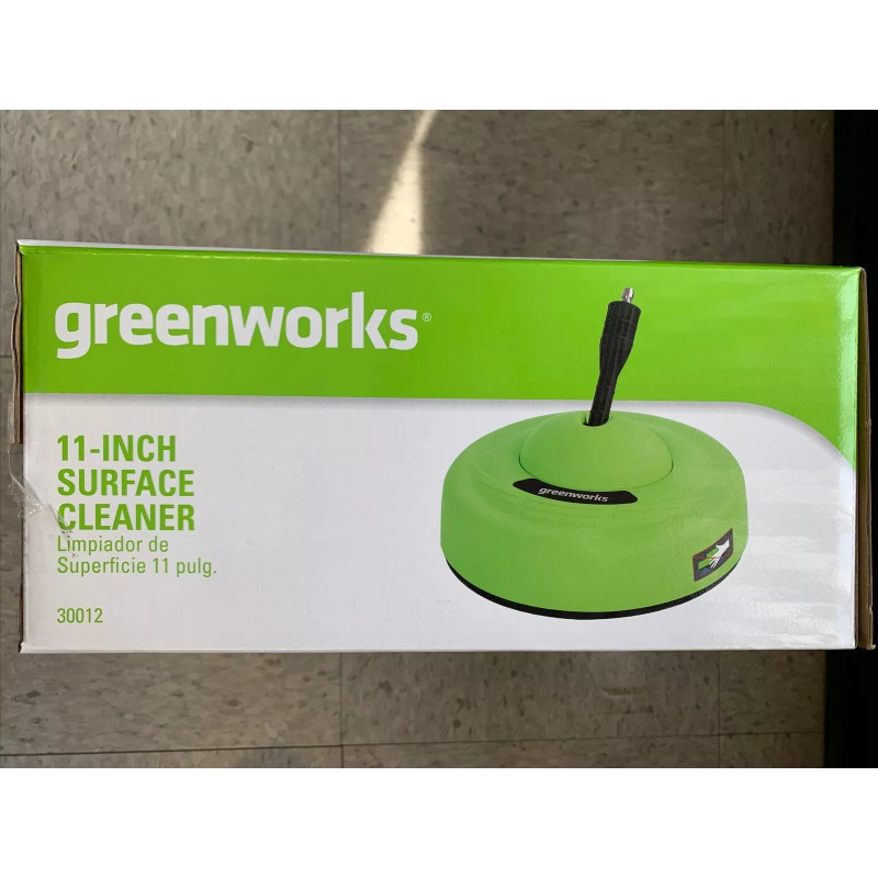 Greenworks 30012 11” Pressure Washer Surface Cleaner - Green