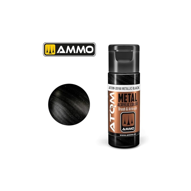Atom Metallic Black
