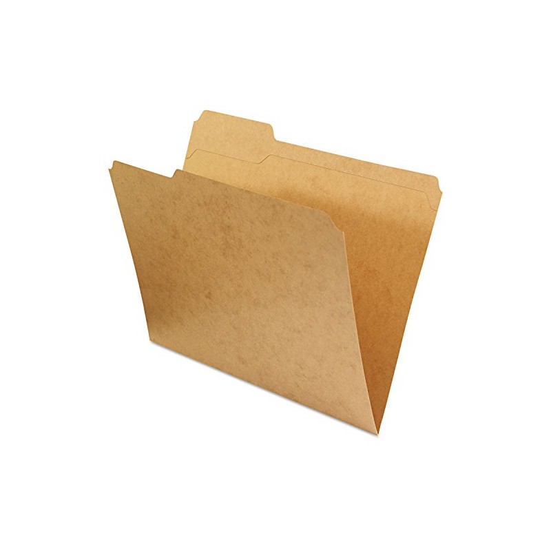 Universal 16133 Kraft File Folders, 1/3 Cut Assorted, Top Tab,