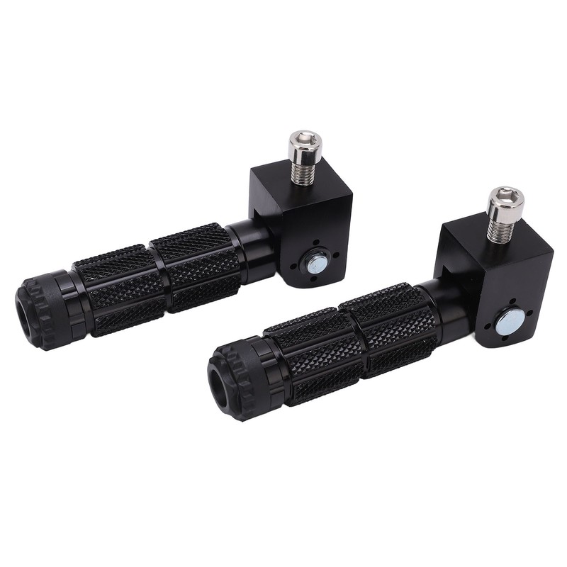 1 Pair Universal Motorcycle Footrests Rear Set Footpegs with 8mm