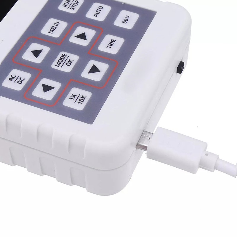 Digital Oscilloscope Handheld Oscilloscope Mini Size Oscilloscope with 5M Bandwidth