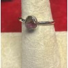 Natural Creations Sterling silver stackable ring size 10 Watermelon Tourmaline