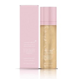 Sheer Setting Mist Sunscreen SPF 50, Broad Spectrum Shimmering Body Oil Mist, Hydrating Makeup-Friendly Glow Spray for Fast-Absorbing for Face & Body, Reef-Safe, Non-Greasy(2pcs)
