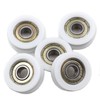 Chiloskit 5x 8 * 30 * 10mm Nylon Round Pulley