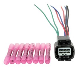 Front Headlamp Headlight Connector Harness Pigtail Plug 7283-2764 Compatible with Honda Accord 2018-2022 8-Way Wire Harness Plug LJQ