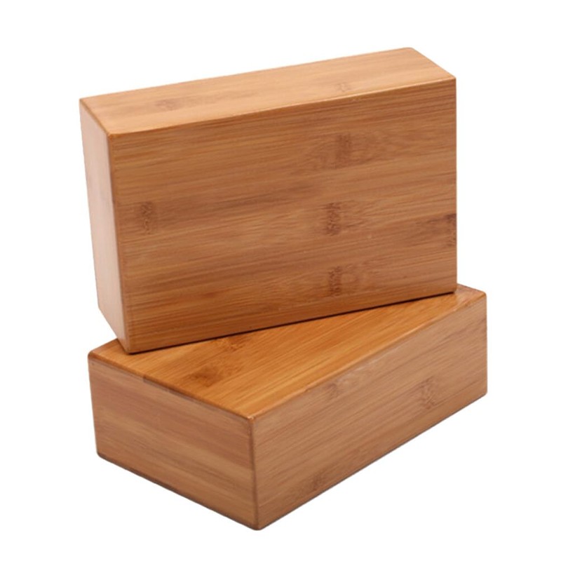 Balacoo Bamboo Block for Yoga: Yoga Training Brick, Bamboo Handstand