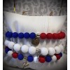 Erimish NEW! ERIMISH BRACELETS 3 pc stack - Red, White