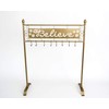 TisYourSeason Believe Christmas Stocking Holder Stand in Gold Color