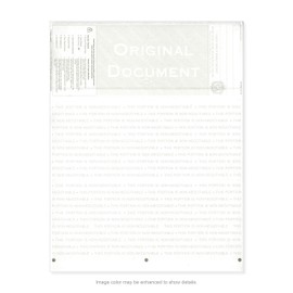 Blank High Security Top Computer Checks, 250 Green Laser Checks