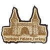 Printtoo Collectibles Topkapi Turkey Souvenir Engraved Wooden Fridge Magnet
