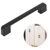 AIWMQYYF 10Pcs Cabinet Handle, Black Cabinet Handle, Hardware Drawer Handle,