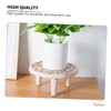 Mipcase 1pc European Style Carved Flowerpot Holder Plant Display Stand