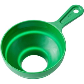 Embudo de Cocina Plegable de Silicona, Embudo Multiusos de Boca Ancha en Color Verde para Vaciado Fácil y Almacenamiento