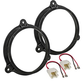 tomzz Audio 2809-000 Speaker Rings Adapter Brackets Compatible with Dacia Lodgy Sandero Logan for 165 mm DIN Speaker